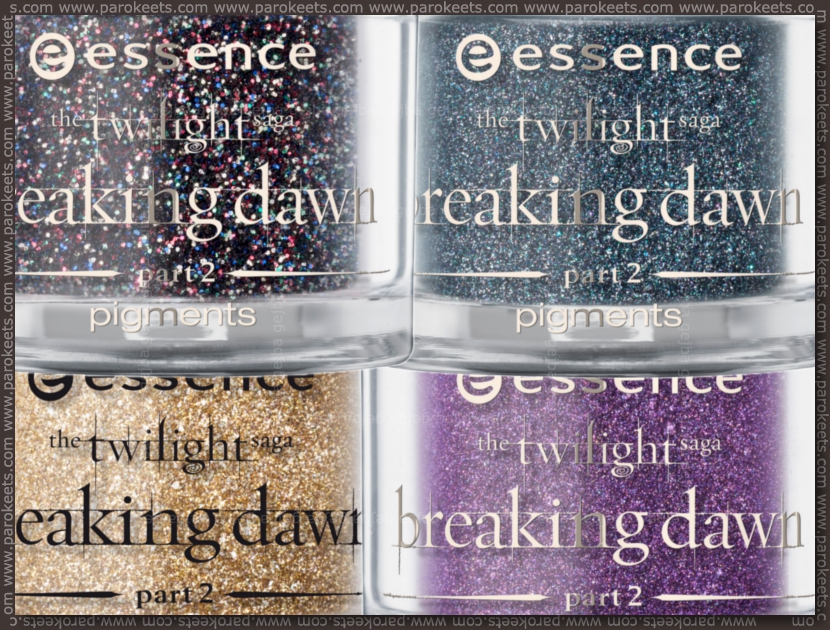 Essence Twilight Breaking Dawn TE: pigments (preview)