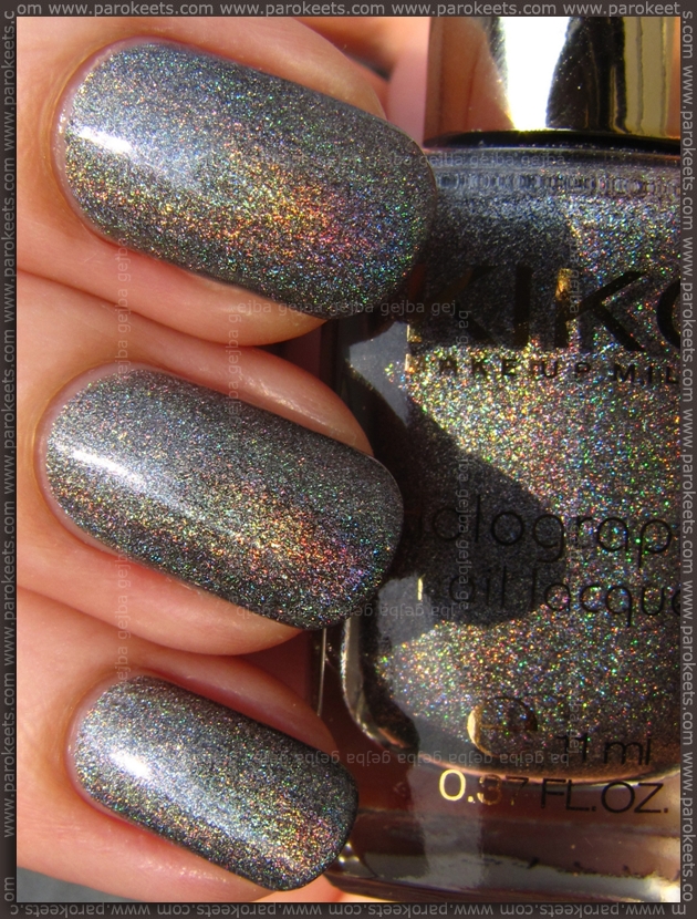Kiko Lavish Oriental nail polish 400 - Steel Grey