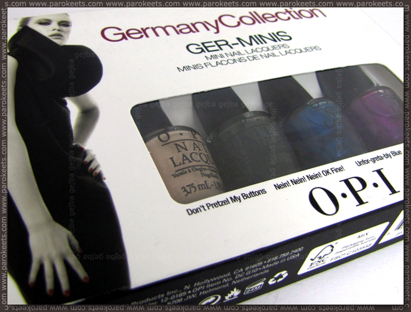 OPI Germany Collection - Ger-minis