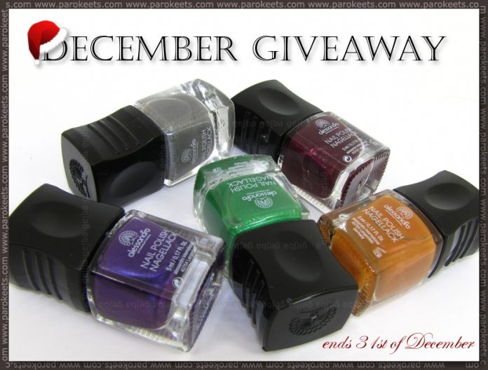 Alessandro Adore Me giveaway at Parokeets blog