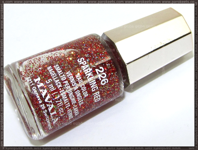 Mavala Sparkling Red nail polish Mavala Sparkling Red nail polish