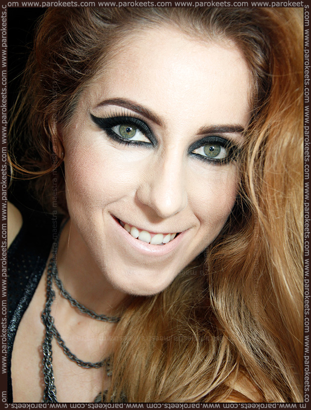 Editorial make up look: Rock Chic(k) by Maestra