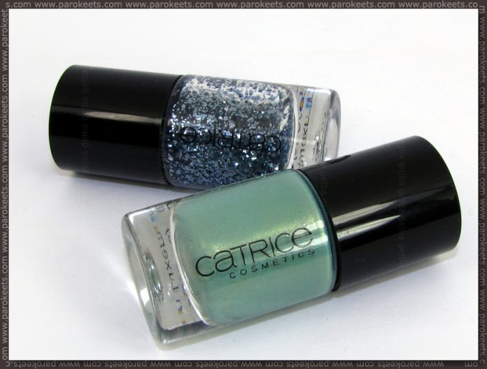 Catrice Mint Me Up and I'm Dynamite nail polishes