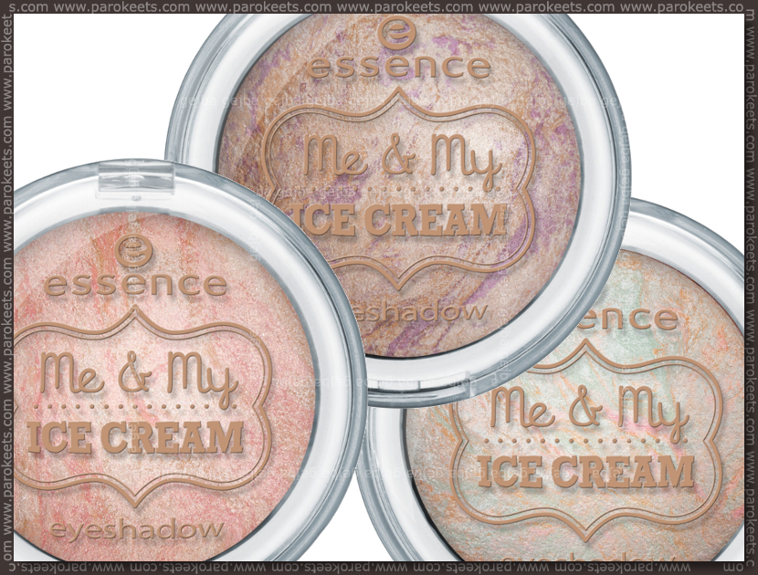 Essence Me & My Ice Cream LE eyeshadows (preview)