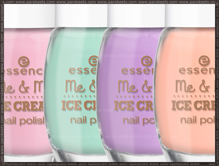 Essence Me & My Ice Cream LE nail polishes (preview)