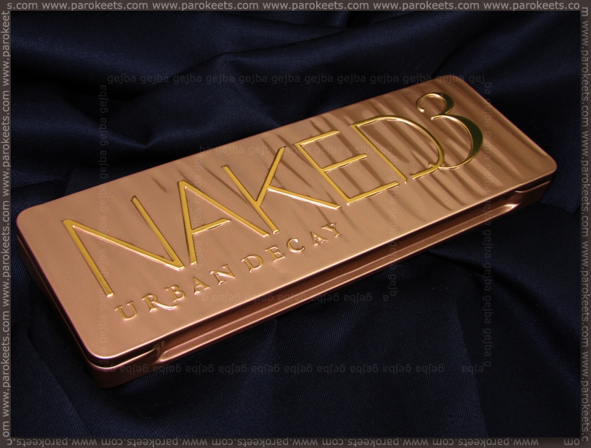 Urban Decay Naked 3 palette closed