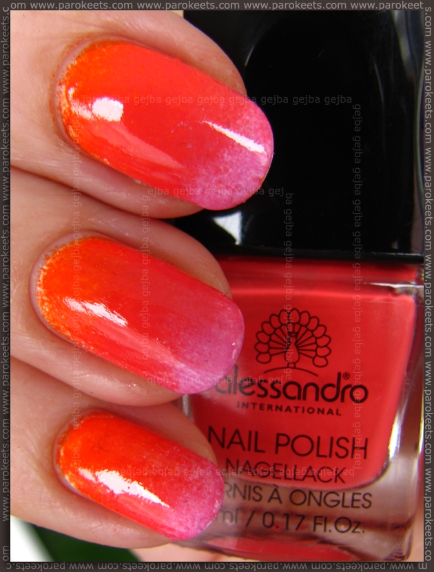 Alessandro Viva La Diva - Aloha Le, City Grass, Margarita Mambo sponge swatch