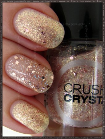 Gosh Girls On Film in Catrice Oyster Champagne swatch