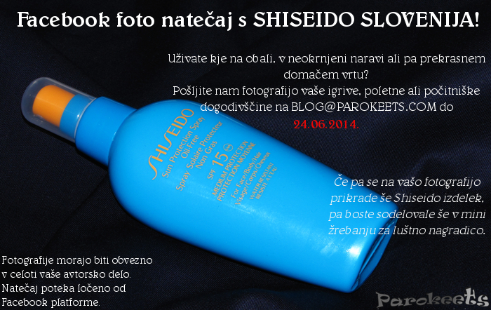 Shiseido Facebook natečaj