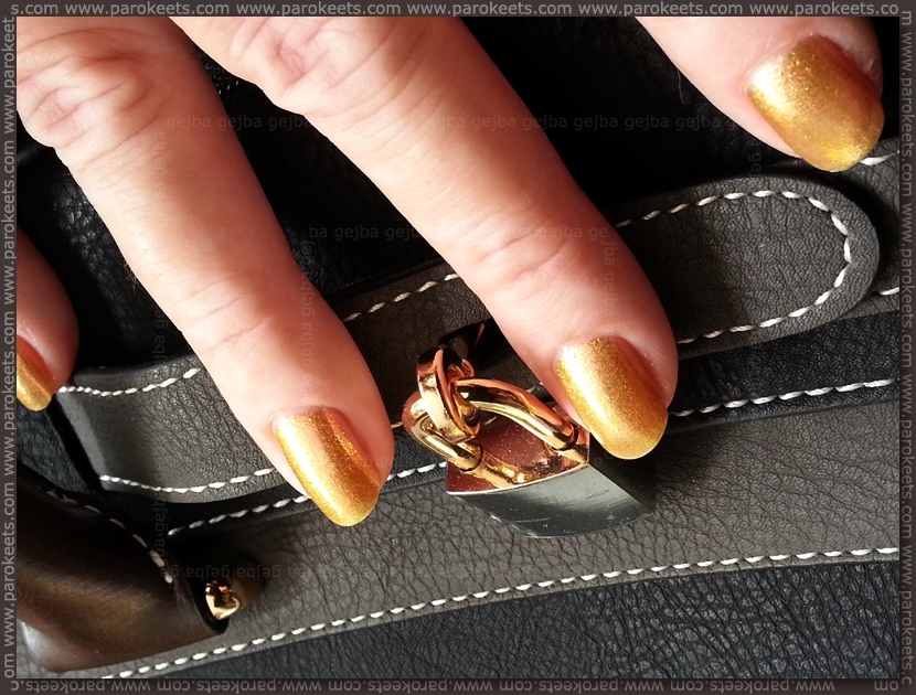Alessandro Royal Stars - Fabulous Jewel nail polish on bag