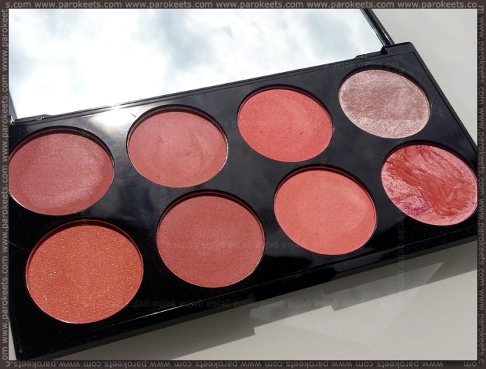 Revolution Ultra Blush Palette Hot Spice sun