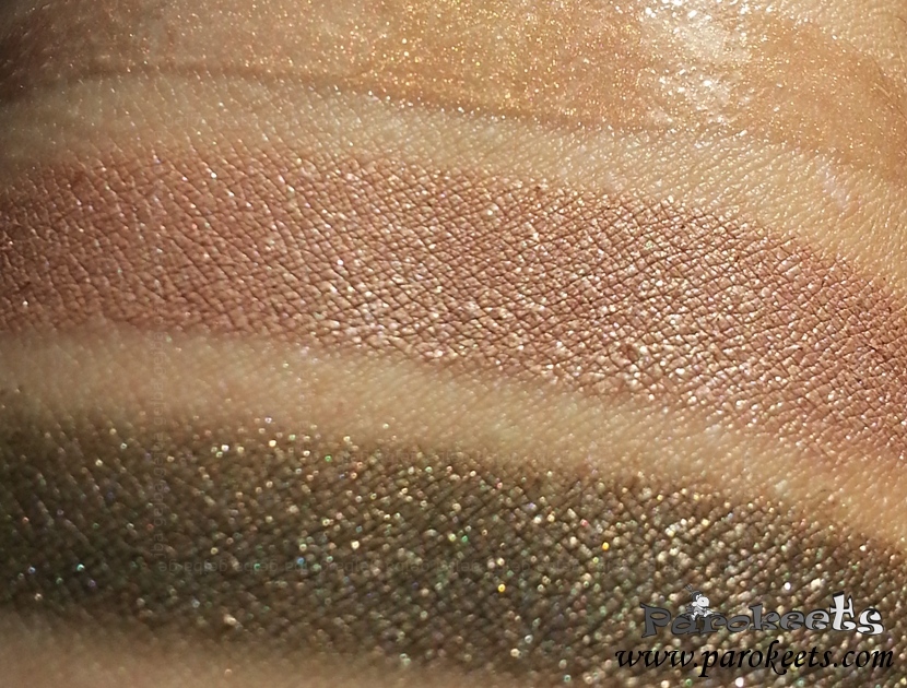 Illamasqua Once - Bibelot, Courtier, Exquisite swatch (sun)