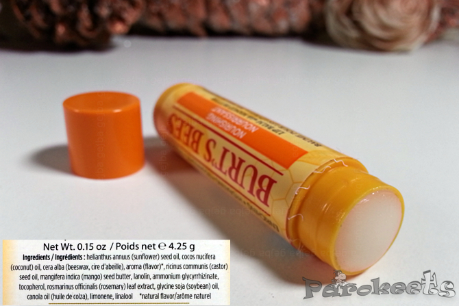 Burts Bees lip balm mango