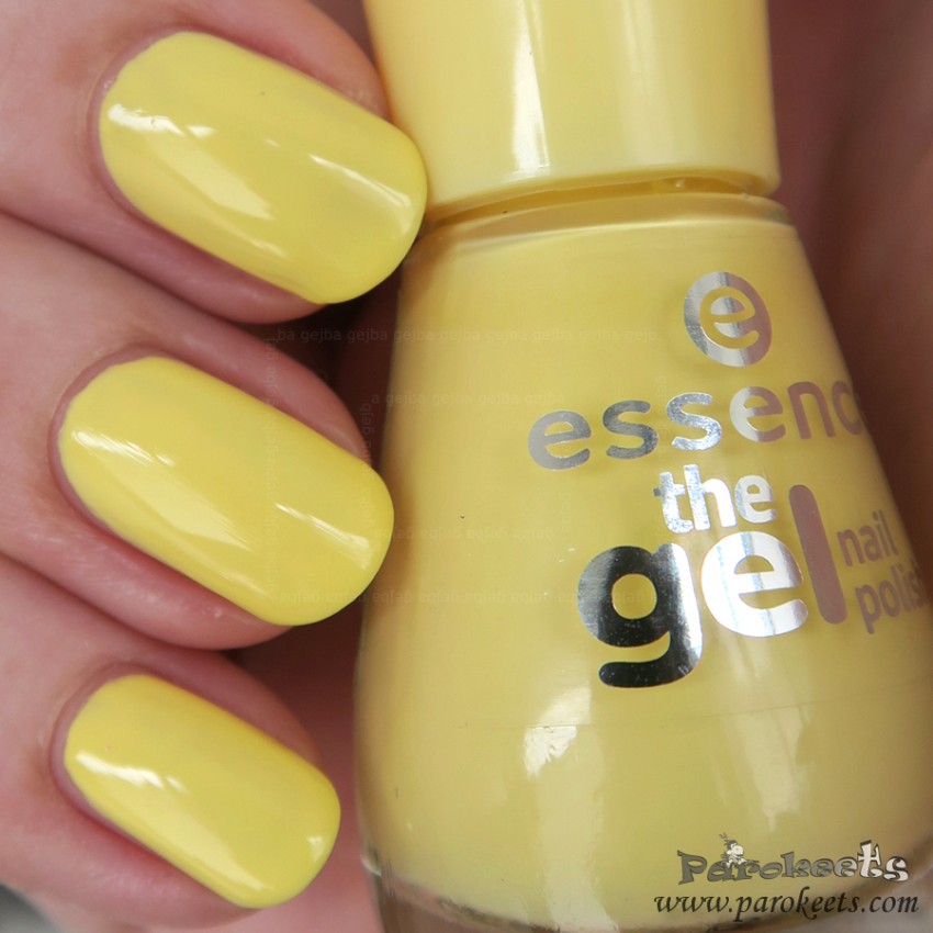 Essence Love is in the air (yellow) nail polish