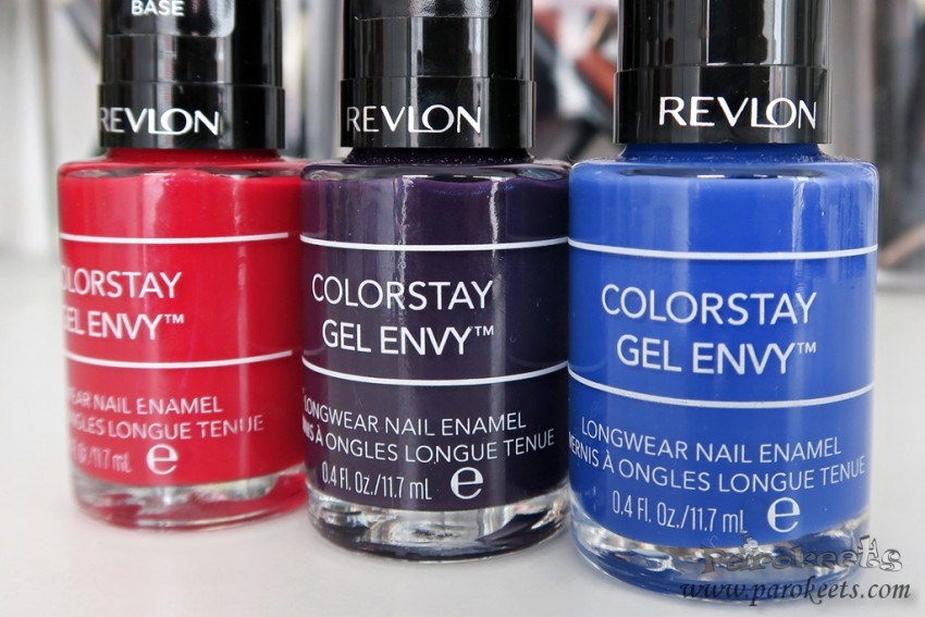 Revlon Colorstay Gel Envy nail polishes