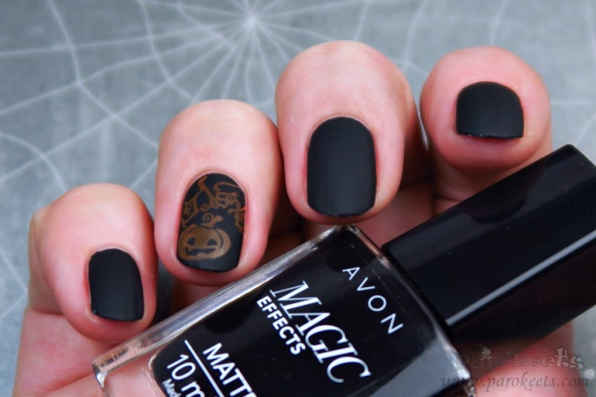 Avon Matte Magic Effects BLACK Halloween pumpkin