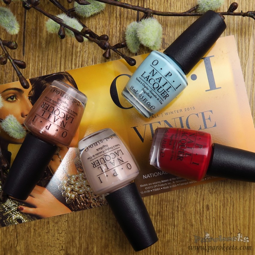 OPI Venice autumn 2015 collection