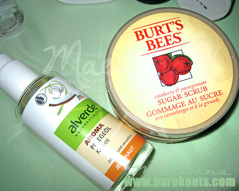 Alverde - Kokos Pflege Ol, Burt' s Bees - Sugar Scrub