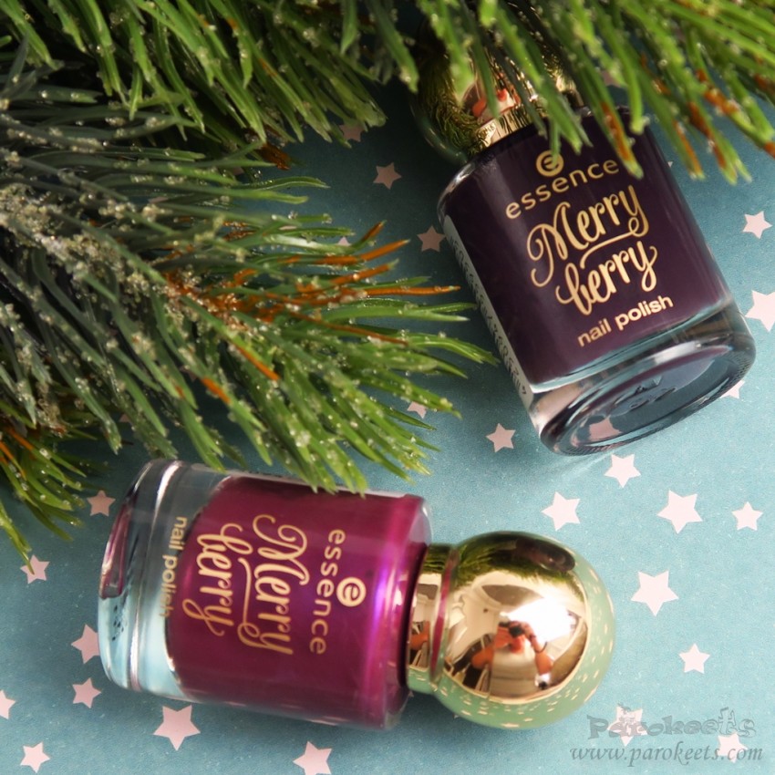 Essence Merry Berry nail polishes