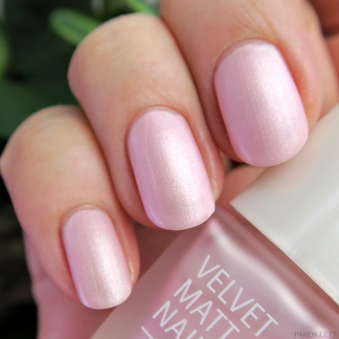 IsaDora Velvet matt nail polish 829 Pink Sugar (Riviera spring 2016)