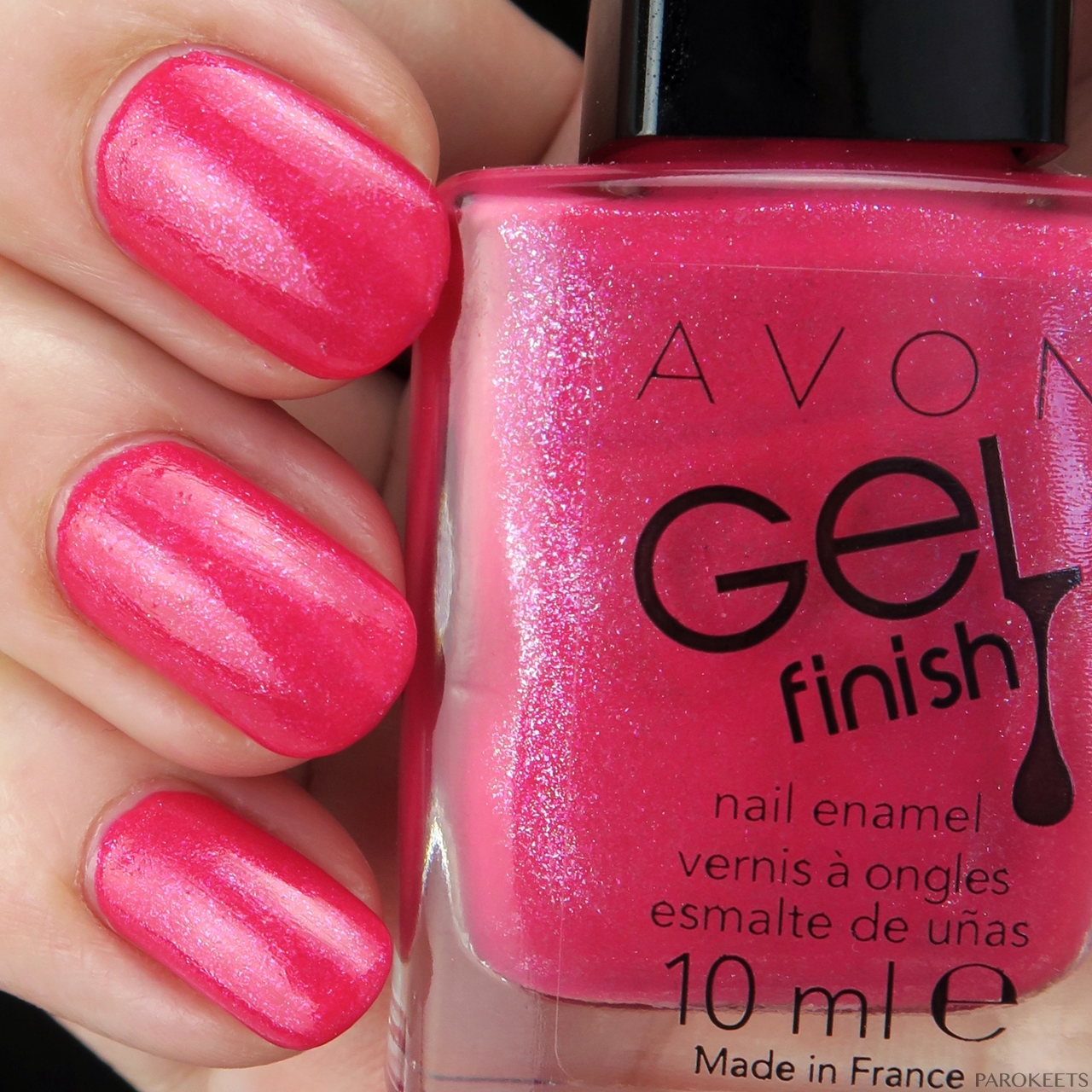 Avon Gel Finish Roses are Red Nail Polish Swatches - Tea & Nail Polish