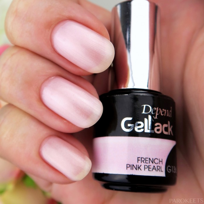 Depend French Pink Pearl (Gellack G136) obstojen lak za nohte (lučka obvezna)