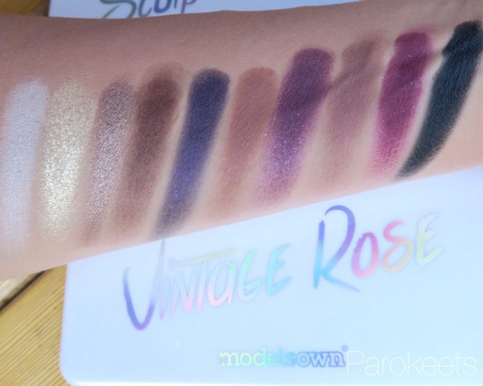 Models Own Vintage Rose eyeshadow palette