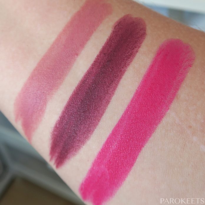 Essence matte lipsticks (new 2016) swatch