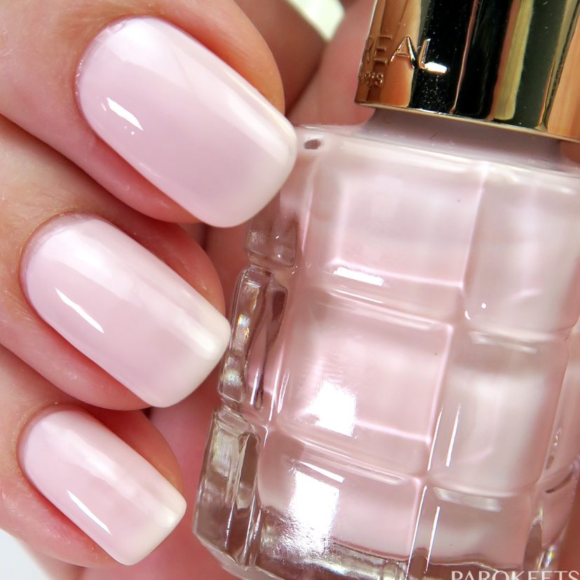 Color Riche Le Vernis a lHuile 114 Nude Demoiselle nail polish swatch Color Riche Le Vernis a lHuile 114 Nude Demoiselle nail polish swatch