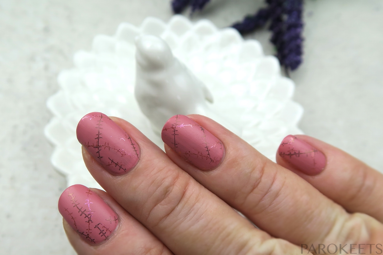 Pink October 2016 manicure