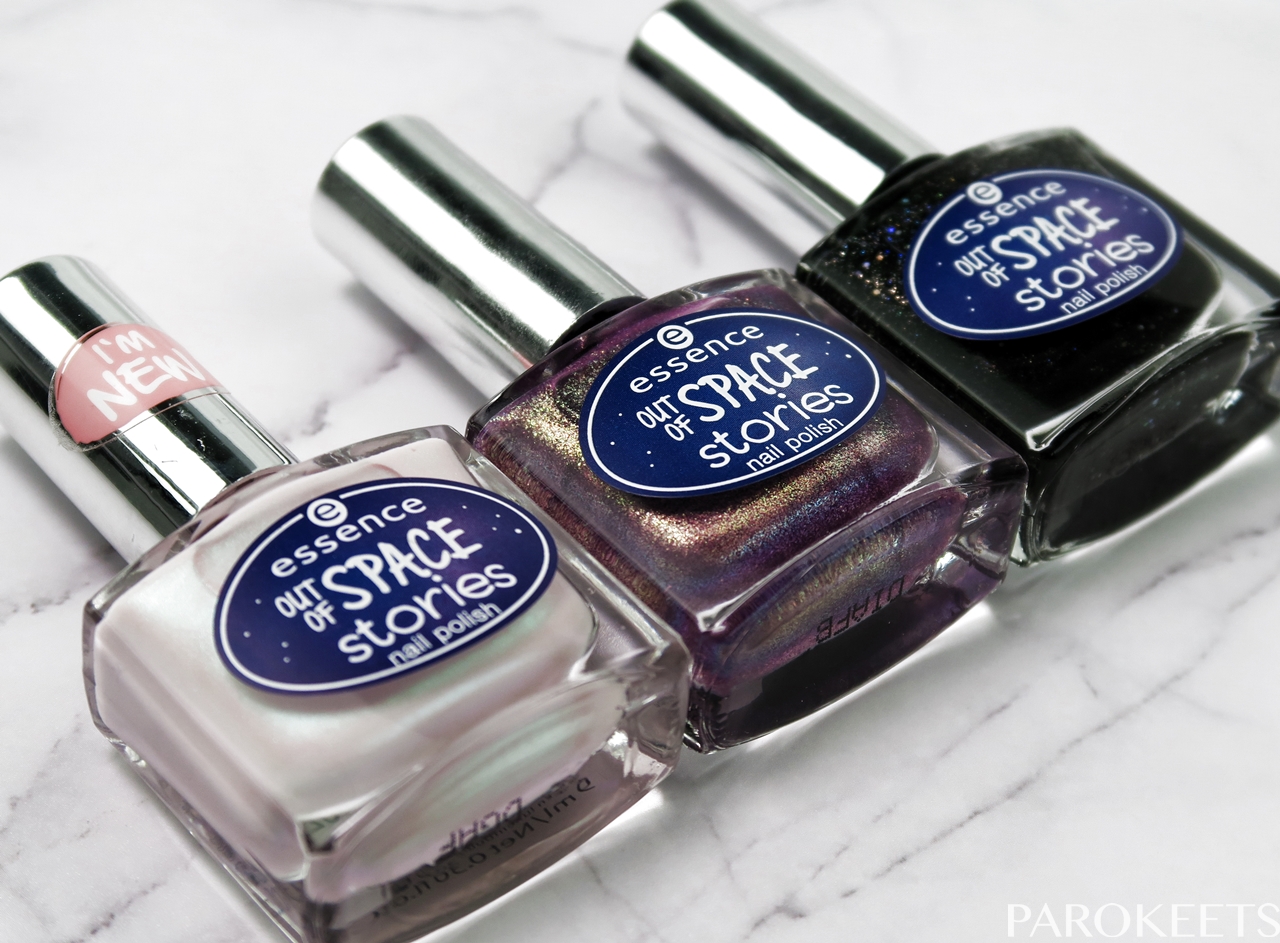 Essence Out Of Space nail polishes by Gejba Parokeets