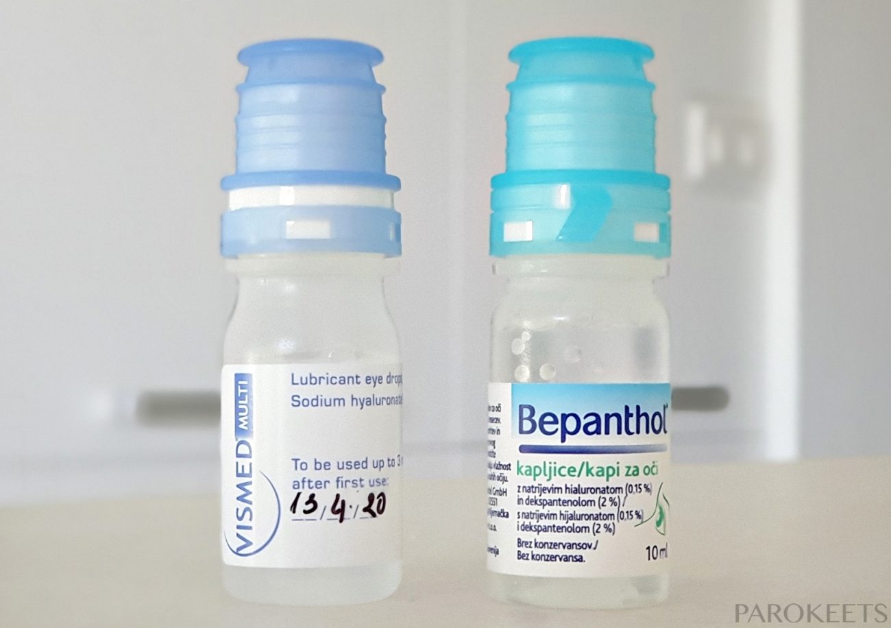 Eye drops - Vismed Multi, Bepanthol