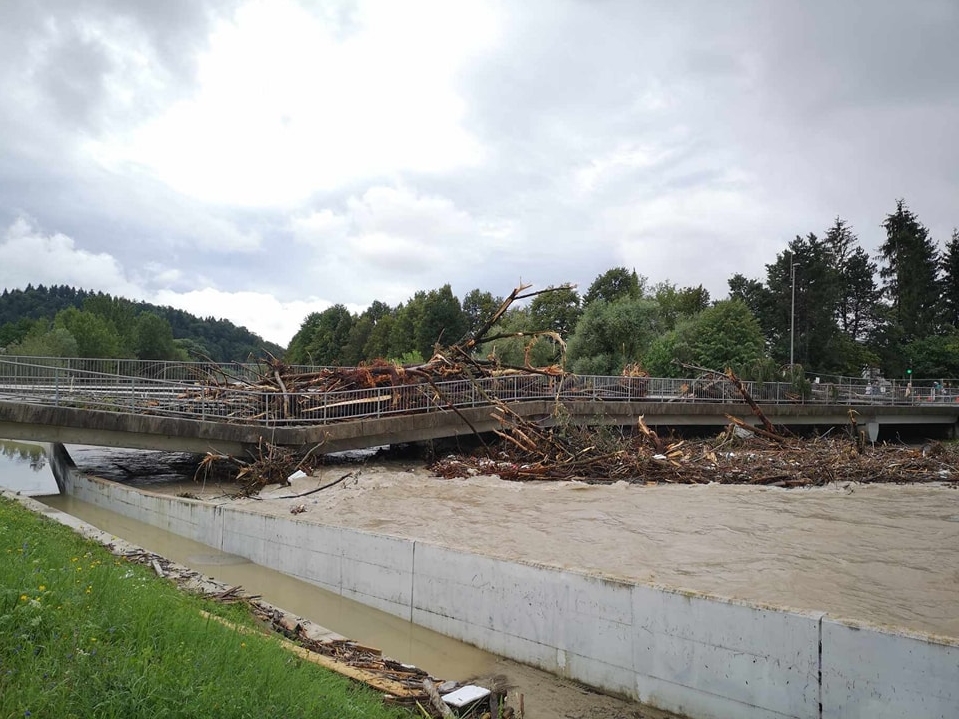 Damaged bridge photo by Janja Gregorin