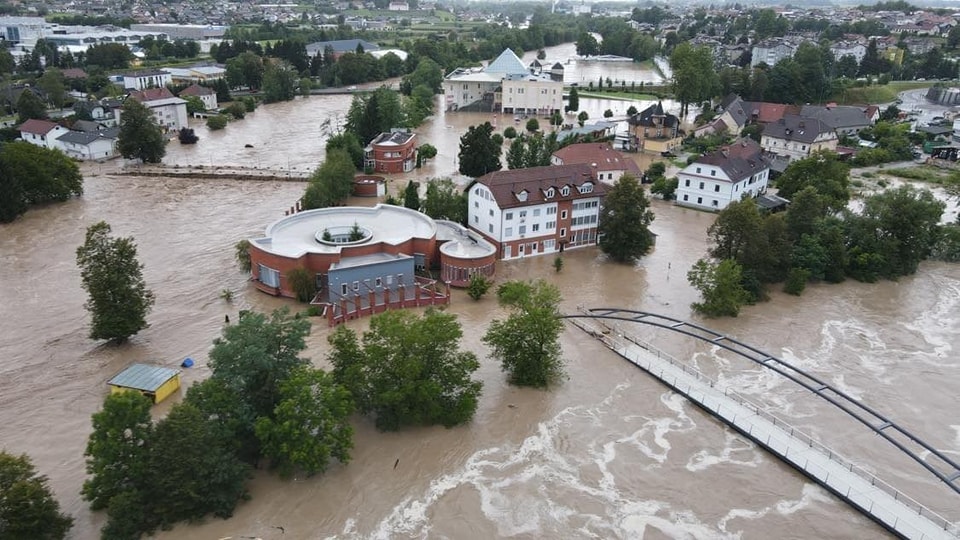 Flooded Medvode photo by Damir Radman Flooded Medvode photo by Damir Radman