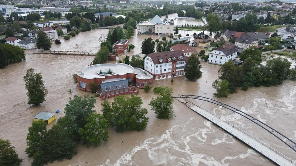 Flooded Medvode photo by Damir Radman