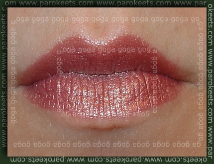 MAC: Plum Dandy lipstick swatch by Parokeets