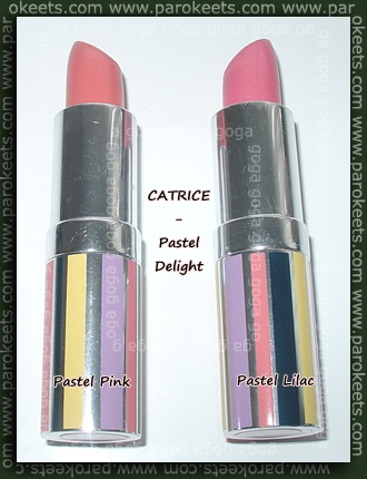 CATRICE Pastel Delight lipsticks Pink Lilac