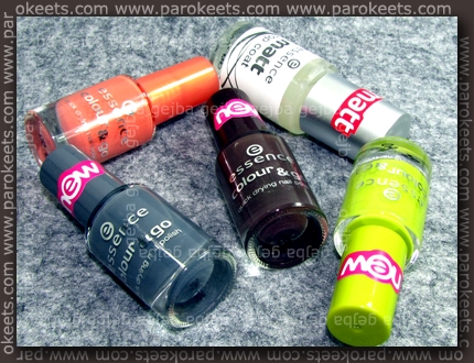 Essence: We Saw It First nail polishes (bottles)