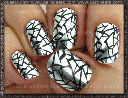 Essence - Nail Fashion Sticker: Unexpected! swarch