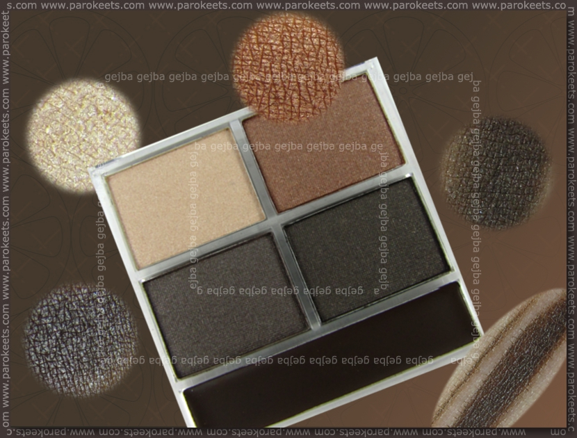 Essence Metallics TE - Copper Rulez! quattro eyeshadow swatch