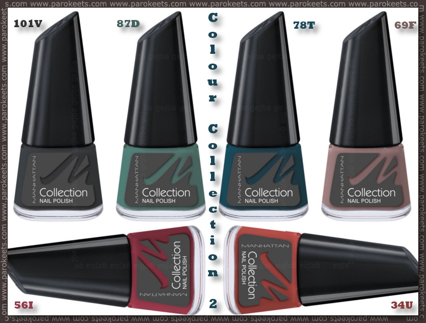Preview: Manhattan Colour Collection 2 nail polishes