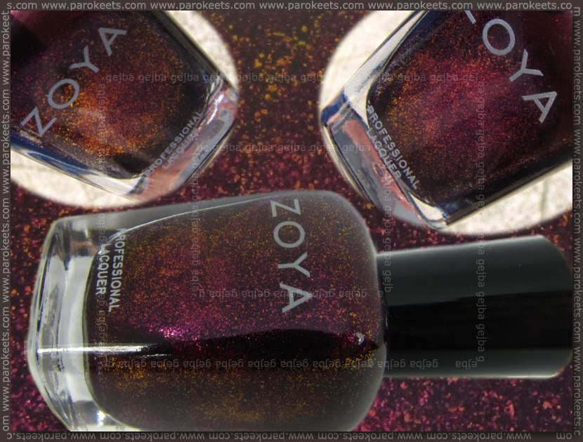 Zoya Valerie (Flame collection) parokeets