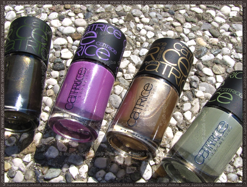 Catrice Papagena nail polishes by Parokeets