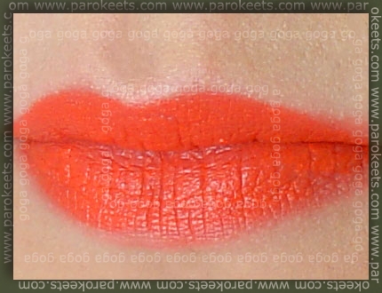 FOTD_by_Goga_MAC_Lipstick_Neon_Orange