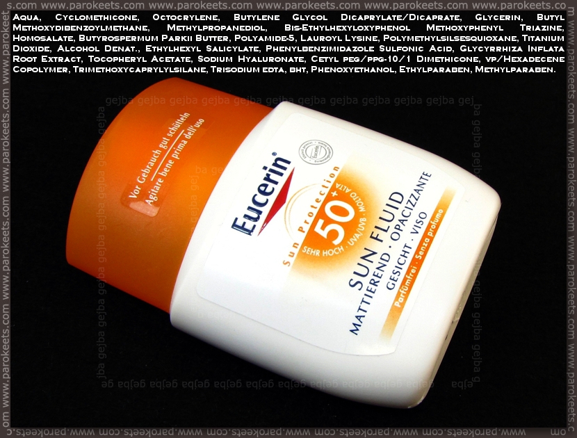 Eucerin Sun Fluid Mattierend 50+ by Parokeets