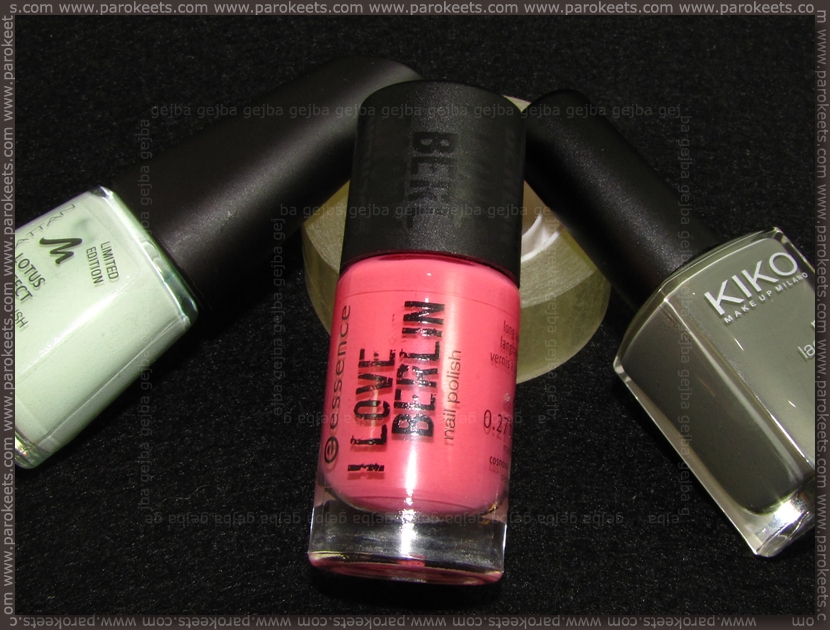 Essence Love This City, Mahattan Fresh-Excited, Kiko 348 - pink challenge