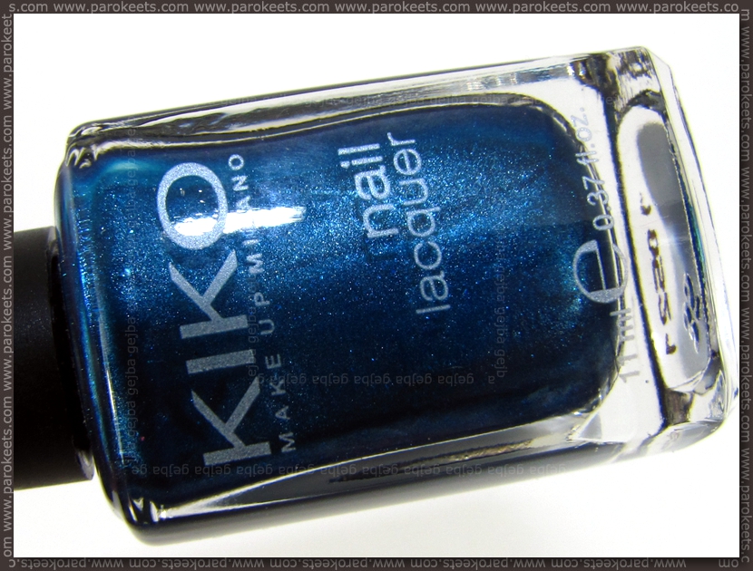 Kiko Verde Ardesia Scuro Perlato - nail polish no. 299 bottle