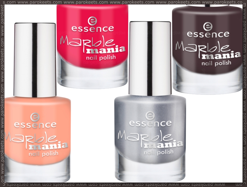 Essence Marble Mania nail polishes