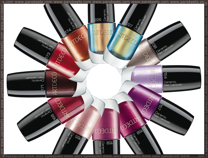 ArtDeco Magic Shine nail polishes preview