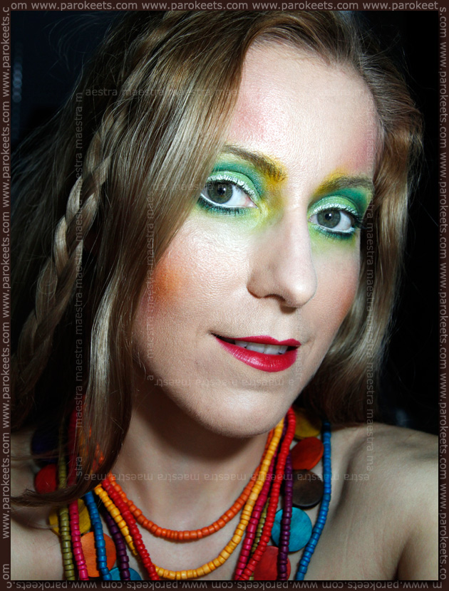 Illamasqua Human Fundamentalism inspired make-up look by Maestra